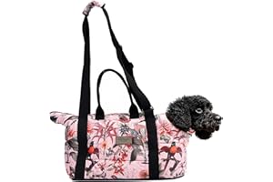 bo&flash Hundetragetasche Portland Elodie – 44x26x32 – Hundetasche für kleine Hunde bis 7 kg – Komfortable & stilvolle Hundetasche – Hundetransporttasche waschbar & nachhaltig