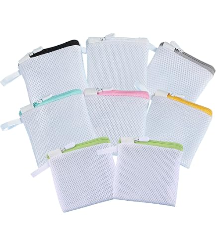 Nylon-Netztasche Mit Kordelzug – 8 Stück, 13x9 Cm – Für Mini-Sachen & Reisen
