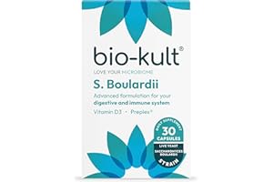 Bio-Kult S. Boulardii + Vitamin D3 | Saccharomyces Yeast + Prebiotics | Gut & Immune Support | 30 Capsules