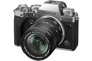 FUJIFILM X-T4 Appareil Photo Numérique (26,1 Megapixel, X-Trans CMOS 4 Sensor, 7,6 cm Touch-LCD) + XF18-55mmF2.8-4 R LM OIS Objectif Kit, argent