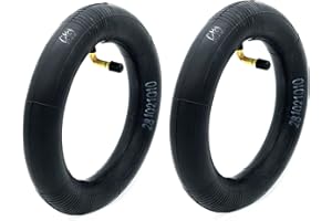 E-Watts ® X2 Chambre à air renforcée 8 1/2x2, 8.5 Pouces Valve 90 Degrés pour Trottinette Dualtron Mini, Speedway Leger Double épaisseur Pneu Roue Avant/arrière