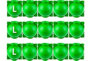 Laufunjoy 15 Pezzi Propagatori Alta Pressione, Scatola Radicamento Piante Riutilizzabile Dispositivo Innesto a Sfera Propagazione Scatola Radici Piante Giardino Assistita (L, Verd)
