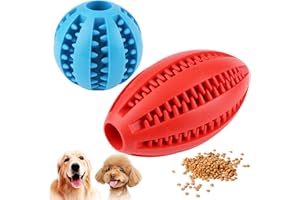 YILIYA 2PCS Palla per Cani con Funzione di Cura Dentale nubi per Cani Giocattolo in Gomma Naturale,Palla da Masticare per Cani,Palla per Pulito dei Denti di Cane,Palla Cani Indistruttibile