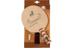 Donier Lame de tennis de table | Balsa Carbon Offensive | Lame de ping-pong de fabrication européenne, pagaie de tennis de table| Base à 7 couches pour une rapidité inégalée et des attaques agressives