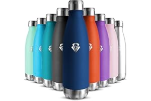 HoneyHolly Borraccia Termica, Senza BPA, Borraccia Palestra, 750ML Acciaio Inossidabile 18/8, Bottiglia Termica A Prova di Perdite, Borraccia Acciaio Inox Per Picnic, Outdoor, Sport.