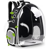 Gen&eacute;rico Capsule Backpack for Pets, Transparent Bubble, Carrier, Cats, Cats and Small Dogs, Breathable Carrier Airline Approv