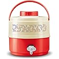 Milton New Kool Musafir 5000 Insulated Water Jug, 4.8 Litre, Red, Plastic