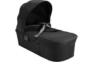 Baby Jogger Foldable Lightweight Carry Cot | For City Tour 2 Single Strollers | With Sustainable Fabrics | Black | Eco Collection