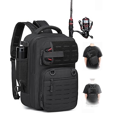 Sac De Pêche MADCAT System Box 18L - Noir/Vert Camouflage - Avec 3 Boîtes Étanches - Pour Appâts Et Matériel