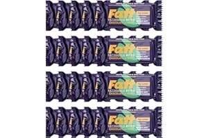 Fatt Ketogenic Bites (Chocolate + Mint, 20 Pack) - 100% Natural Keto Snack Bars - 4g Carbs - Zero Sweeteners - High Prebiotic Fibre - Low Sugar - Low Carb - Gluten Free