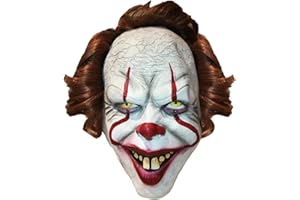 Original Cup | Máscara de látex IT | Payaso | Accesorio de terror | Máscara de miedo | Disfraz de Halloween
