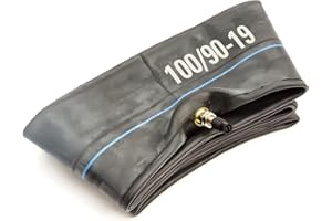 NO NONSENSE PRODUCTS 19'' Heavy Duty Inner Tube 100/90-19 Straight Schrader Valve Butyl Rubber 19 Inch Wheel Tyre Motorcycle Motorbike 90/100-19 110/90-19