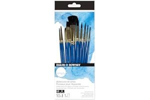 Daler Rowney Simply - Set 10 pinceaux pour l'aquarelle