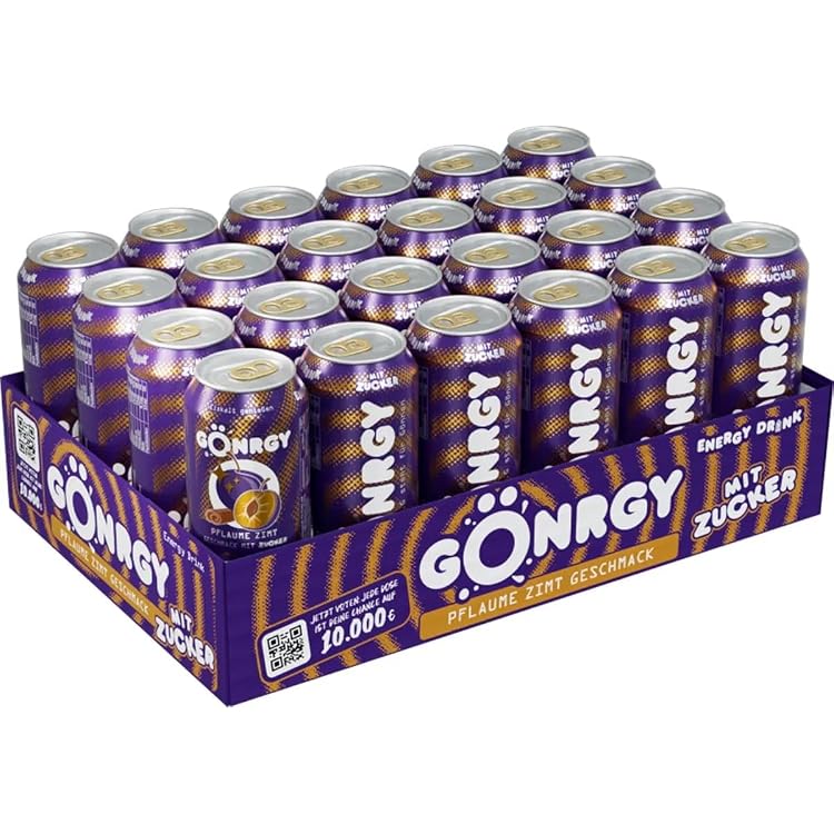 GÖNRGY Energy Drink #3 Edition By Monte – 0,5L Dose In Erdbeere, Aprikose & Mehr