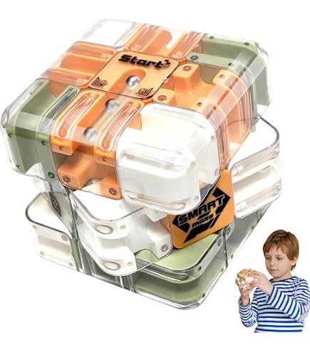 Cube Labyrinthe 3D, Large Labyrinth 3D Puzzle Maze Cube, Jouet Stimulant pour Le Cerveau | Jeu D'entraînement Cérébral pour La Perception Spatiale Et Cube Labyrinthe 3D, Large Labyrinth 3D Puzzle Maze Cube, Jouet Stimulant pour Le Cerveau | Jeu D'entraînement Cérébral pour La Perception Spatiale Et
