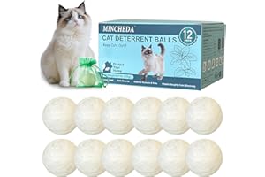 MINCHEDA Répulsif pour Chats d'extérieur, dissuasif pour Chats d'intérieur Empêche Les Chats de marquer Leur Territoire avec Leur Urine Éloigne Les Chat des pelouses, des Cours et des Jardins