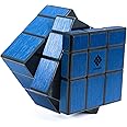 Cubelelo Drift Blue Mirror Cube Speed Cube Magic Puzzle Toy, Kid