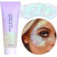 Paillettes De Corps 50g Noir Pur - Poudre Scintillante Fine Pour Visage, Cheveux, Ongles Et DIY