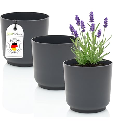 Plastia Übertopf Luna 30cm - Grüner Pflanzentopf Für Innenbereich