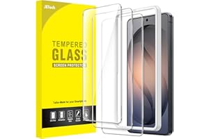 JETech Screen Protector for Samsung Galaxy S26 Plus, 9H Tempered Glass Film with Easy Install Tool, Fingerprint ID Compatible, HD Clear, 3 Pack