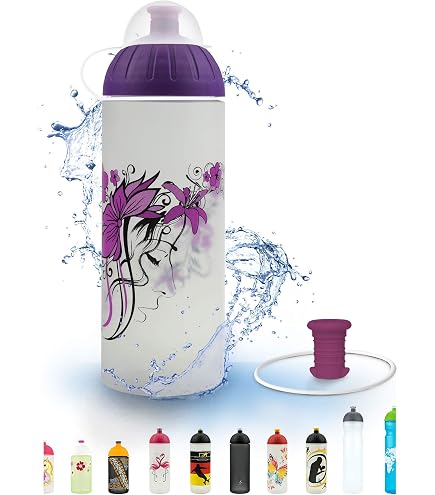 Kinder-Trinkflasche 500 Ml – Mit Leuchtturm-Motiv, Auslaufsicher & Spülmaschinenfest, BPA-frei Für Schule & Outdoor