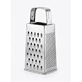 Paslanmaz &Ccedil;elik 4'&uuml; 1 Arada Rende, Kompakt Tasarım, 18x8x6 cm, Peynir Sebze ve Meyve Rendesi