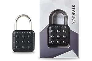 STAR BOX - Cadenas à Code Sécurité Fiable avec Combinaison à 6 Chiffres, Idéal pour Valises, Casiers, Salles de Sport et Voyage (SY13)