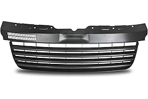 GOINGFAST Fits for VW T5 Transporter Bus Van Badgeless Sport Front Grill w/o Emblem 03-09