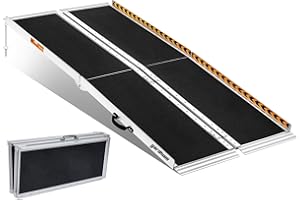 Wheelchair Ramps 5FT, gardhom Foldable Ramps for Wheelchairs Portable Aluminum 362kg Capacity Wheelchair Ramp for Home Entrance Threshold Doorways