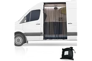 Living in a Bubble Osłona na owady furgonetki do Mercedes Sprinter dach średni/wysoki, Volkswagen Crafter High & Super High Roof, Renault Masterand. Moskitiera na drzwi przesuwne, centralne zamknięcie