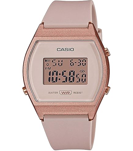 Casio Orologio Donna LA680WEL-8EF - Quadrante Grigio Digitale Con Cinturino In Pelle - Foto 6