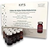 KFS Vials Triple Hyaluronic Acid Facial Serum with Niacinamide B3 and Panthenol B5 Multilayer Action, Filler and Face Lift, C