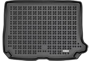 M MOTOS Gumowa mata samochodowa pasuje do Audi Q2 od 2016 Zwiększ komfort podróży dzięki macie antypoślizgowej - mata do bagażnika na każdą pogodę, ochrona przed zabrudzeniami