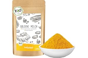 Goldene Milch Pulver BIO 250 g - natürlich - ohne Zuckerzusatz für bio Kurkuma Latte I bioKontor