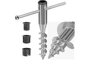 Lifeswell Sand Anchor for Beach Umbrellas, Robust Screw Anchor for Sand and Grass, Portable Ground Sleeve Parasol, Windproof Base Holder for 2.5 to 5 cm Long Umbrella Poles