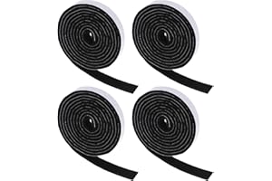 Giantree 4 rolki taśmy filcowej samoprzylepnej, grubość 3 mm, filcowe podkładki filcowe, samoprzylepne, możliwość przycięcia, podkładki pod meble, paski filcowe, antypoślizgowe, do okien i drzwi