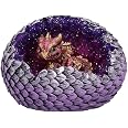 Nemesis Now Blue Geode Home Figurine Dragon Éclosion Scintillante - Décoration Fantastique Résine