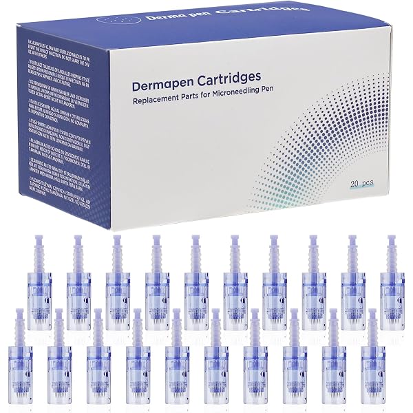 AB Germany Microneedling Nadeln Für Dermapen A6 – 5 Stück (12 Pins), Ersatzköpfe Für Professionelle Anwendung