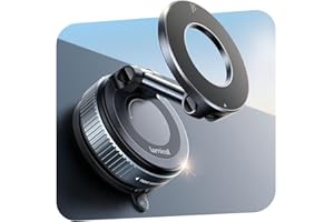 Lamicall Magnetischer Handyhalterung Auto für Magsafe Autohalterung - [TOP Vakuum Saugnapf & 24X Magnete] Mag Safehalterung Auto Handy Halterung, 360° Drehbar KFZ Halter für iPhone 17 16 15 14 Pro Max