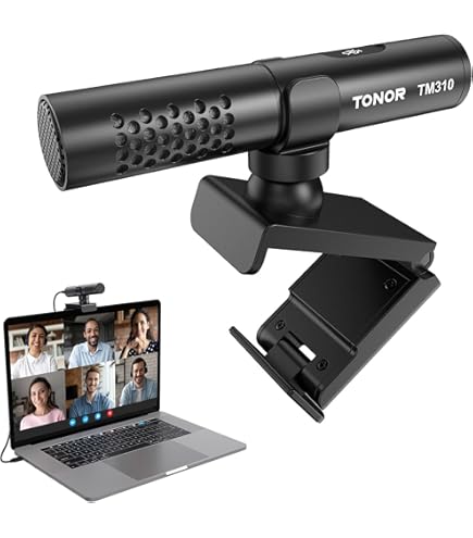 YOSOO Cravate Microphone à Condensateur Omnidirectionnel Lavalier à