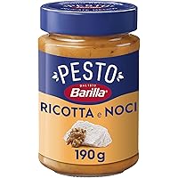 Barilla Pesto Ricotta e Noci, Pesto alla Siciliana, Senza Glutine, Sugo Pronto per Pasta, 190 g