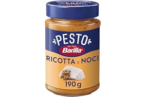 Barilla Pesto Ricotta e Noci, Pesto alla Siciliana, Senza Glutine, Sugo Pronto per Pasta, 190 g