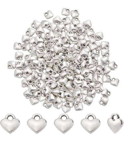 SUNNYCLUE 60 Pezzi Di Ciondoli Pendenti Fatati In Lega Color Argento Antico - 10 Stili Tibetani Con Fate, Angeli, Stelle E Luna - Kit Forniture Per Creazione Gioielli Fai Da Te, Bracciali E Collane - 2