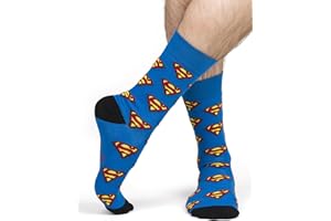 soxo DC Comics The Batman Superman Calcetines Hombre Divertidos Algodon Colores 40-45 1-3 Pares