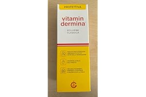 ISTITUTO GANASSINI VITAMINDERMINA Polvere Classica Protettiva 100 g – Con Amido di Mais, Ossido di Zinco e Vitamina F – Contro Sudorazione e Cattivi Odori – Rinfresca e Protegge la Pelle. Per Adulti e bambini
