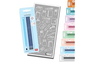 Legami Pen Refills Gel for Erasable Gel Pen Range with Tinte Ink Envelope (Blue (Single Pack))
