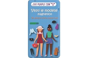 THE PURPLE COW Purple Cow- Habillez Les modèles magnétiques, 7290016026825, Petit