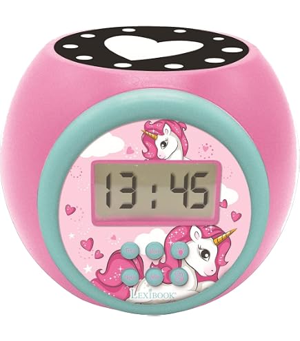 YeahBoom Réveil Enfant Silencieux Avec Veilleuse - Analogique Sans Tic-Tac Pour Garçon Et Fille