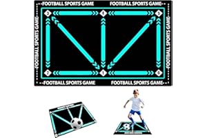 IMPULSE Football Training Mat -Soccer Mastery Skills 90x60cm Football Gifts for Boys | Pro Dribble Ball Control & Stress Relief Games for Kids Girls & Teenage | Birthday Christmas Gifts