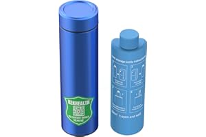 ‎KEKHEALTH KEKHEALTH Insulin Kühltasche 2-8 Grad, Insulin Kühlbox 1-3 Pen, Medikamenten Kühltasche für Reisen, TSA Insulin Kühler Diabetiker Tasche mit 2 Kühlakkus, Original QR Medizinischer Reiseanhänger(Blau)